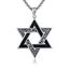 URONE Davidstern Kette 925 Sterling Silber Judenstern Anhänger Halskette Davidstern Schmuck für Herren Damen