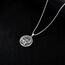 Shusukue Baphomet Satan Kette 925 Sterling Silber Satan Ziegenkopf Halskette Baphomet Ziege Anhänger Gothic Wicca Amulett Schmuck Satanisches Geschenk für Herren Frauen