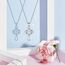 925 Sterling Silber Halskette fur Frauen, Davidstern Kreuz Geometrie Religiose Anhanger Charm Halskette Erfinderisches Geschenk fur Frau/Freundin von AEONSLOVE