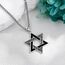 URONE Davidstern Kette 925 Sterling Silber Judenstern Anhänger Halskette Davidstern Schmuck für Herren Damen