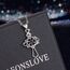 925 Sterling Silber Halskette fur Frauen, Davidstern Kreuz Geometrie Religiose Anhanger Charm Halskette Erfinderisches Geschenk fur Frau/Freundin von AEONSLOVE