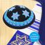 HolYudaica Hq 19 cm Baumwolle Kippah mit blauer Davidstern-Stickerei für Herren und Jungen, Yamaka-Hut aus Israel (schwarze Basis)