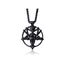 Church Of Satan Siegel von Baphomet Satanic Ziege von Mendes Ziegenkopf Teufel Anhänger Luzifer Halskette, invertierte Pentagramm Amulett Schmuck für Männer Jungen