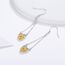 Sonnenblumen Ohrringe, 925er Sterling Silber Sonnenblumen-Tropenohrringe für Frauen Sonnenblumen Herz Ohrringe Sonnenblumen Schmuck Geschenk für Geburtstag Weihnachten