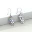 ABIGY 7 Chakra Ohrringe 925 Sterling Silber Yoga Ohrringe Musik Note Schmuck Chakra Weihnachten Geburtstag Jahrestag Schmuck Geschenke für Töchter Schwestern Mütter
