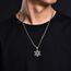 David Sterne Halskette Sterling Silber Davidstern Anhänger Kette Davidstern mit Peace Zeichen Kette Friedenszeichen Halskette David Stern Schmuck Geschenk für Herren Männer