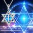 ABIGY Davidstern Kette 925 Sterling Silber Halskette mit Kreuz Opal Anhänger Hexagramm Davidstern Kette Jüdischen Hexagramm Amulett Schmuck Geschenke für Männer Damen