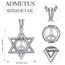 David Sterne Halskette Sterling Silber Davidstern Anhänger Kette Davidstern mit Peace Zeichen Kette Friedenszeichen Halskette David Stern Schmuck Geschenk für Herren Männer