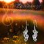 ABIGY 7 Chakra Ohrringe 925 Sterling Silber Yoga Ohrringe Musik Note Schmuck Chakra Weihnachten Geburtstag Jahrestag Schmuck Geschenke für Töchter Schwestern Mütter