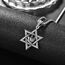 David Sterne Halskette Sterling Silber Davidstern Anhänger Kette Davidstern mit Taube Kette Taube Halskette David Stern Schmuck Geschenk für Herren Männer
