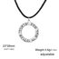 EUEAVAN Shema Israel Hebräisches Gebet Segenskette Höre O Israel Davidstern Anhänger Biblische Kabbala Jüdischer Schmuck Religiöses Geschenk für Frauen und Männer (Silber 2)