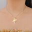 Jüdisches Gebet Shema Yisrael Halskette für Frauen Zweifarbige Davidstern Halskette Hear O Israel Anhänger Judaica Sh'ma Yisrael Schmuck Hebräisch Kabbalah Segen Geschenk Männer (A- Zweifarbig gold)