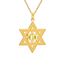 Tetragrammaton Davidstern Halskette Yhvh Yhwh Jehovah Yahweh Hebräische Halskette Jüdischer Stern Halskette Biblische Namen Gottes Anhänger Israel Jüdischer Schmuck Chanukka Geschenk Frauen (gold)