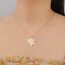 Jüdisches Gebet Shema Yisrael Halskette für Frauen Zweifarbige Davidstern Halskette Hear O Israel Anhänger Judaica Sh'ma Yisrael Schmuck Hebräisch Kabbalah Segen Geschenk Männer (A- Zweifarbig silber)