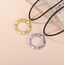 EUEAVAN Shema Israel Hebräisches Gebet Segenskette Höre O Israel Davidstern Anhänger Biblische Kabbala Jüdischer Schmuck Religiöses Geschenk für Frauen und Männer (Silber 2)