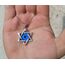 MYSTIC JEWELS By Dalia – Halskette mit Davidstern (Magen David) aus 925er Sterlingsilber mit blauem bösen Blick aus Kristall in der Mitte (groß)