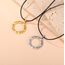 EUEAVAN Shema Israel Hebräisches Gebet Segenskette Höre O Israel Davidstern Anhänger Biblische Kabbala Jüdischer Schmuck Religiöses Geschenk für Frauen und Männer (Gold 3)