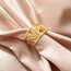 Amaxer Davidstern Hexagramm Chanukka Menora Kerze jüdisches Magen Hebräisch Judaica ausgehöhlt offen verstellbarer Fingerring, Metall