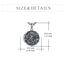 YFN Heiliger Michael Medaillon Halskette Sterling Silber Religiöse Beschützer Foto Anhänger Sankt Michael Erzengel Schmuck Geschenke für Damen Herren