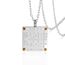 Erzengel-Halskette für Damen und Herren, Edelstahl, Michael Gabriel, Raphael, Uriel, Hebräisch, jüdischer religiöser Schmuck, Adjustable, Edelstahl, Kein Edelstein