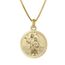 trendor Erzengel Raphael Anhänger Gold 333 an goldplattierter Kette elegantes Schmuckstück für Damen und Herren, zauberhafte Geschenkidee, 41432-45 45 cm