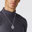 Heiliger Michael Urnenketten für Asche 925 Sterling Silber Oval Heiliger Michael Kette Urnen Kette für Asche Erzengel Michael Anhänge Schmuck für Herren