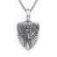 YEESIA St. Michael-Halskette, 925er Sterlingsilber, St. Michael-Erzengel-Anhänger, Schutzheiliger, Amulett, Medaille, Schmuck, Geschenk, geeignet für Männer und Frauen