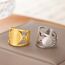 TEAMER Ring des Heiligen Michael aus Edelstahl, verstellbar, Ring des Heiligen Michael Der große Beschützer Erzengel Amulett, religiöser Schmuck für Damen und Herren