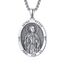 ADMETUS Heiliger Petrus Kette 925 Sterling Silber Heiliger Peter Medaille von Heiliger Peter Heiliger Petrus Anhänger Medaille Religiöse Geschenk für Herren