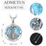 Türkis Heiliger Christophorus Kette Anhänger Sterling Silber St Christopherus Kette Herren Türkis St Christopher Halskette Schmuck Religiöser Geschenke