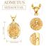 Heiliger Joseph Kette Anhänger Sterling Silber Gold St Joseph Kette Herren St Joseph Halskette Oval Amulett Schmuck Religiöser Geschenke