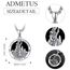 Onyx Heiliger Christophorus Kette Anhänger Sterling Silber St Christopherus Kette Herren Onyx St Christopher Halskette Schmuck Religiöser Geschenke