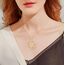 EUEAVAN Metatrons Würfel Halskette Metatron Würfel Heilige Geometrie Anhänger Siegel von Erzengel Engel Metatron Statement Halsketten Spiritueller Schutz Talisman für Frauen (großes Metatron gold)