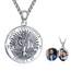 Foto Medaillon Heiliger Christophorus Kette Sterling Silber St Christopherus Anhänge für Foto Bilder St Christopher Halskette Schmuck Religiöser Geschenke