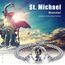 XIXLES St. Michael Armband 925 Sterling Silber Erzengel Michael Amulett Medaillon Armband Religiöser Beschützer Talisman