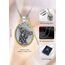 AEONSLOVE Erzengel Michael Halskette für Damen Herren 925 Sterling Silber Michael Anhänger mit Erzengel Schwert Heiliger Michael Medaille Saint Michael Archangel Amulett Kette Katholische Schmuck