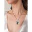 AEONSLOVE Erzengel Michael Halskette für Damen Herren 925 Sterling Silber Michael Anhänger mit Erzengel Schwert Heiliger Michael Medaille Saint Michael Archangel Amulett Kette Katholische Schmuck