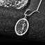 Heiliger Lukas Anhänger Sterling Silber Heiliger Lukas Medaille Herren St. Lukas Halskette Kette Schutz Schmuck Religiöse Geschenke