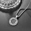 Heiliger Michael Kompass Medaille Sterling Silber Kompass Kette Heiliger Michael Anhänger Halskette Schmuck Religiöse Geschenke