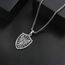 ONEFINITY Sankt Michael Halskette Sterling Silber St Michael Erzengel Anhänger Religiöse schützen Schmuck Geschenk für Herren Damen