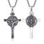 Wundertätige Medaille Kruzifix Kette Sterling Silber Kruzifix Halskette Jungfrau Maria Kette Maria Medaille Wundertätige Medaille Anhänger Halskette Geschenk für Herren