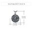 YFN Heiliger Michael Urne Halskette für Asche Sterling Silber Religiöser Beschützer Kremation Anhänger St Michael Erzengel Schmuck Geschenke für Damen Herren