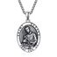 ADMETUS Heiliger Gerhard Anhänger Halskette 925 Sterling Silber HL. Gerhard Medaille Schutz Schmuck Religiöse Geschenk für Schwangerschaft