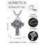 Heiliger Raphael Kreuz Anhänger Silber 925 Medaille des Heiligen Erzengels Raphael Heiliger Raphael der Erzengel Kreuz Kette Halskette Schmuck Geschenke