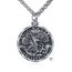 YFN Heiliger Michael Urne Halskette für Asche Sterling Silber Religiöser Beschützer Kremation Anhänger St Michael Erzengel Schmuck Geschenke für Damen Herren