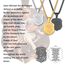 U7 Unregelmäßige Anhänger mit Erzengel Michael Motiv 18k vergoldet 55+5cm/3mm Venezianierkette Männer Schutzpatron St. Michael Modeschmuck Accessoire für Geburtstag