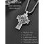 Heiliger Antonius Kreuz Anhänger Silber 925 Heiliger Antonius Kette Heiliger Antonius Von Padua Medaille Schmuck Religiöse Geschenk für Herren