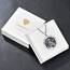 ADMETUS Heiliger Patrick Medaille 925 Sterling Silber St. Patrick Day Anhänger Halskette Schutz Schmuck Religiöse Geschenk für Herren