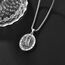 Virgen de Lourdes Kette Sterling Silber Unsere Dame von Lourdes Medaille Halskette Lourdes Anhänger Schmuck Religiöse Geschenke für Herren