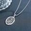 Heiliger Anne Anhänger Sterling Silber Heiliger Anne Medaille Herren St. Anne Halskette Kette Schutz Schmuck Religiöse Geschenke